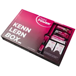 OMNi POWER KENN-LERN-BOX | Exklusive Probierbox für mehr Power & Regeneration | Perfekt zum Verschenken | Energy & Recovery in einer Box | Vegetarisch
