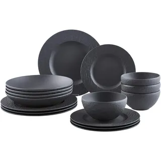 Villeroy & Boch Kombiservice 16-tlg. schwarz