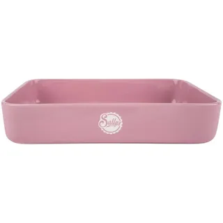 sallys Stoneware Ofenform - eckig - Ruby Rose - Groß