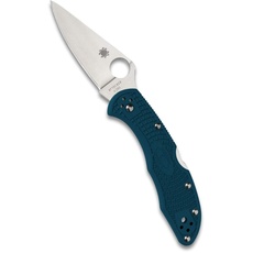 Bild Delica 4 Leichtes Messer mit K390 Premium-Stahlklinge und robustem blauem FRN-Griff - PlainEdge - C11FPK390