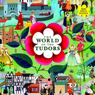 LAURENCE KING The World of The Tudors: A Jigsaw Puzzle, Yellow