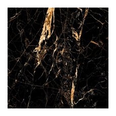 Bodenfliese Feinsteinzeug Marmoriert Poliert Dunkel Quadratisch 60 cm x 60 cm