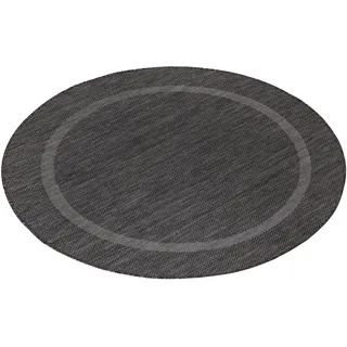 Ayyildiz Relax 4311 Outdoor-Teppich Ø 120 cm Schwarz