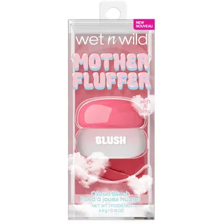 wet n wild Wet n Wild, Mother Fluffer Cloud Blush, Blurred Matte Finish, Light Texture with Cream-To-Powder Formula for a Natural Flush, Buildable and Easily Blendable, Pink-A-Boo