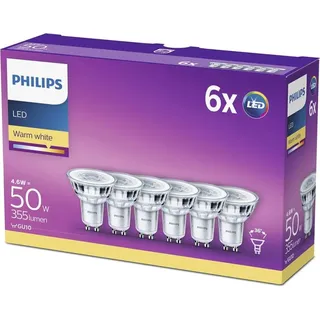 Philips LED Classic Spot 4,6W/827 (50W) 36° 6-pack GU10