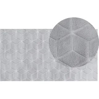 Beliani Thatta Shaggyteppich 80 x 150 cm Grau