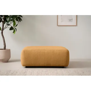 Home Affaire Hocker Torge Cord 100 x 42 x 68 cm Gelb