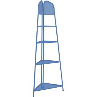 Garden Pleasure Eckregal 48 x 27 x 180 cm Blau