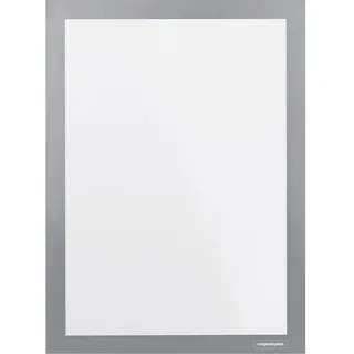 Magnetoplan Magnetrahmen selbstklebend Magnetofix grau A4, 2 St.