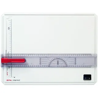 Rotring Zeichenplatte Collegeboard A3 rot/weiß