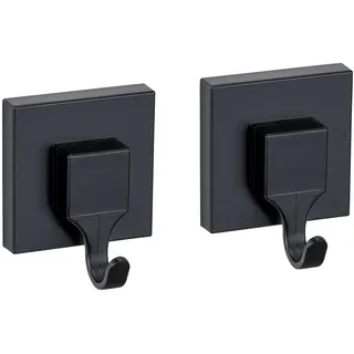 Wenko Garderobenhaken Quadro Schwarz