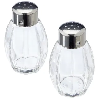 Fackelmann Pfefferstreuer 7,5 cm Silber unbefüllt