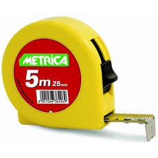 Metrica 38496 ABS Maßband, 5 m, Gelb