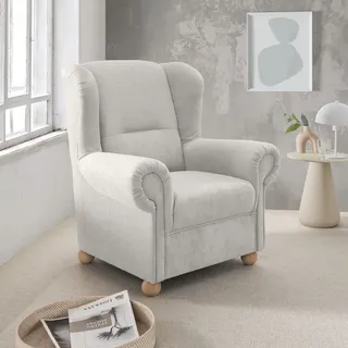 Home Affaire Ohrensessel Torello Polyester 92 x 102 x 89 cm Weiß