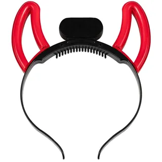 Ginger Ray Light Up Devil Horns Halloween Headband for Costume Parties