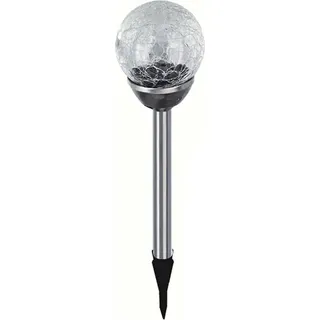 Alma Garden Solarleuchte Edelstahl 29,0 cm Dämmerungssensor Farbwechsel