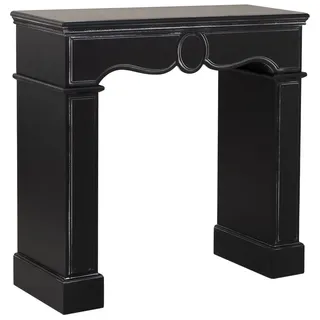 Wanderlust Kaminumrandung aus Holz, Grau, 100x40x100 cm , 100x100x40 cm , Elektrogeräte, Heizgeräte, Elektrokamine