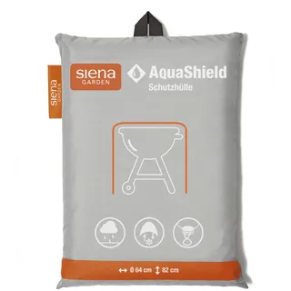 Siena Garden Grillabdeckung Ø 64 cm Polyester grau
