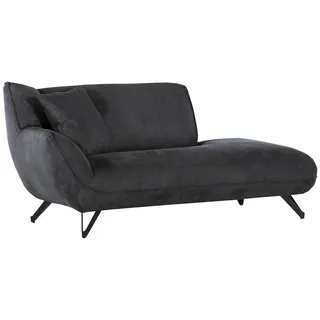 Carryhome Chaiselongue , Anthrazit , Textil , Füllung: Polyester , 190x90x95 cm , Stoffauswahl, seitenverkehrt erhältlich , Wohnzimmer, Sofas & Couches, Sofas, Recamieren