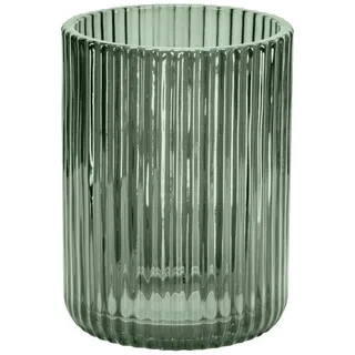 KLEINE WOLKE Zahnputzbecher Antoinette, Accessoires, Farbe Olivgrün, Material: Glas