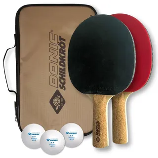 Donic Schildkröt Tischtennis-Set Persson 500, Kork gelb
