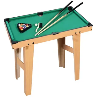 sport1 one the sport maker Sport One Compact Mini-Billard mit Beinen, Holzfarbe, Einheitsgröße, 706200606
