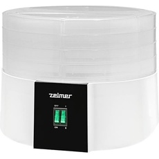Zelmer ZFD1010 weiß, Dörrautomat, Schwarz, Weiss