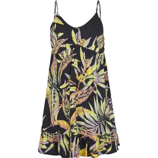O'Neill Strandkleid Schwarz Tropical Flower XS