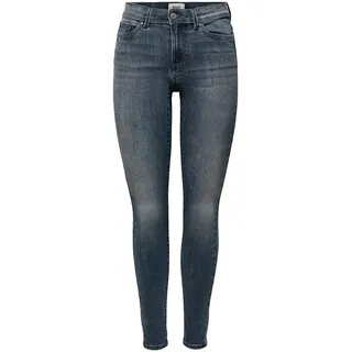 Only Wauw Life Skinny Fit Jeans | Blue Black Denim | Detail Bj777 / S - 32