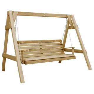 vidaXL Hollywoodschaukel Khaki 2-Sitzer