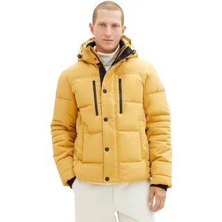 TOM TAILOR Herren Winterjacke mit Abnehmbarer Kapuze