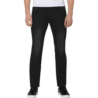 Timezone Stretch Denim Jeans Hose Stone Wash Slim Freizeithose Größe: 32W / 30L - Schwarz
