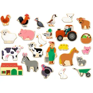 Djeco T&G - Magnetische Zeichnung Whiteboards, Mehrfarbig (33127)