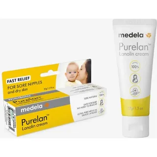Medela Brustwarzencreme Körperpflege Pflege Purelan schnelle Linderung bei wunden Brustwarzen und trockener Haut 37g