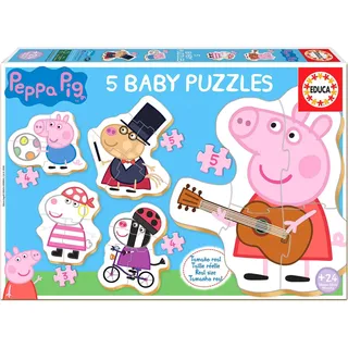 Educa - Puzzle 4in1 Baby Collection: Peppa Pig - 1-39 dielov
