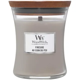Woodwick Fireside Duftkerze 275 g braun