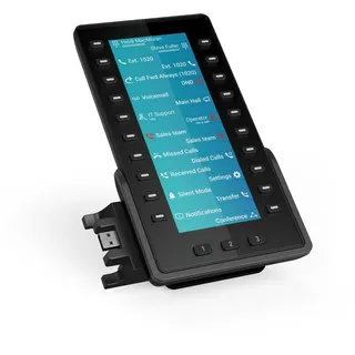 Snom D8C Erweiterungsmodul für D8xx Festnetztelefone - 6,8 TFT-Farbdisplay mit 60 programmierbaren Tasten - USB Plug-and-Play für schnurloses Telefonmanagement im Büro
