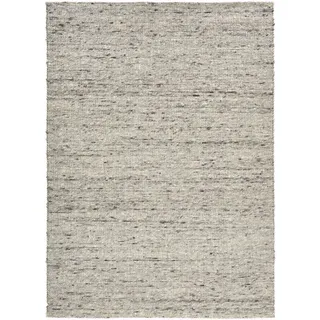 Linea Natura Handwebteppich , Grau, Schwarz , Textil , rechteckig , 60x110 cm , Oeko-Tex® Standard 100 , für Fußbodenheizung geeignet, beidseitig verwendbar, in verschiedenen Größen erhältlich , Teppiche Und Böden, Teppiche, Schafwollteppiche