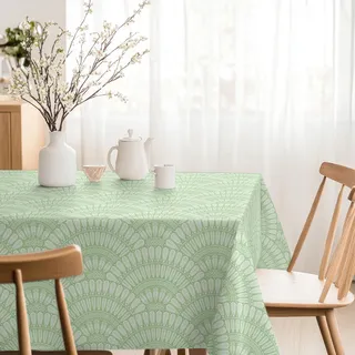 Martina Home Harzbeschichtete Tischdecke Cies, 250 x 140 cm, Grün
