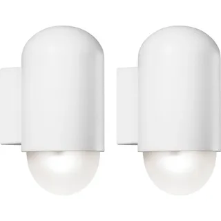 2er-Set HP-LED Wandleuchten SASSARI IP44, 4W, 280 Lm Außenleuchte