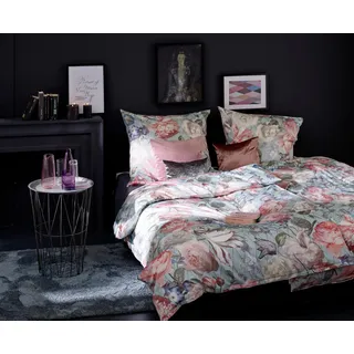 APELT Bettwäsche »Sophie« 2 Stk. tlg. Blütenmotive, GOTS zertifiziert - aus Bio-Baumwolle, grün