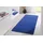 Indoor Teppich Fancy – Wohnzimmerteppich einfarbig Modern Velours Teppich für Esszimmer, Wohnzimmer, Kinderzimmer, Flur, Schlafzimmer, Küche – Blau, 80x300cm