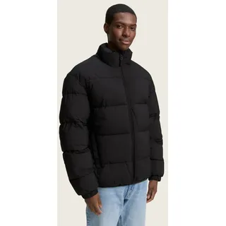 Tom Tailor Herren 1046902 Lightweight Pufferjacke mit Stehkragen, BLACK, XL