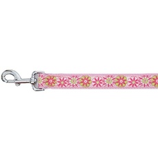 Dogue D_RFL Leine Ribbon Flower, rosa, 15 mm