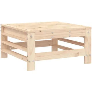 vidaXL Gartenhocker Massivholz Kiefer - Braun