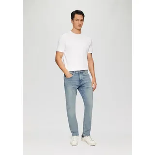 s.Oliver Slim-fit-Jeans, in mittelblauer Waschung, blau