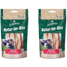 Christopherus Kausticks für Hunde, Hähnchen-Kausandwich, Warmluftgetrocknet, Natur-Im-Biss, 70 g (Packung mit 2)