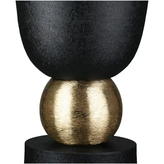 Casablanca by Gilde "Vase konisch Nama schwarz", schwarz,