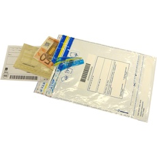 Viva 3715 25 Umschlag von Sicherheit und für Versand aus Polyethylen, 365 x 455 mm, transparent