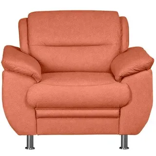 Sessel SIT & MORE "Mailand, B: 99 cm", orange (terrakotta), B:99cm H:85cm T:90cm, Luxus-Kunstleder;Kunstleder Softlux;NaturLEDER (echtes Rindleder)/Korpus passendes Kunstleder Softlux;Luxus-Microfaser Altara Nubuck (100% Polyester), Sessel, Sessel, individuell zu kombinieren